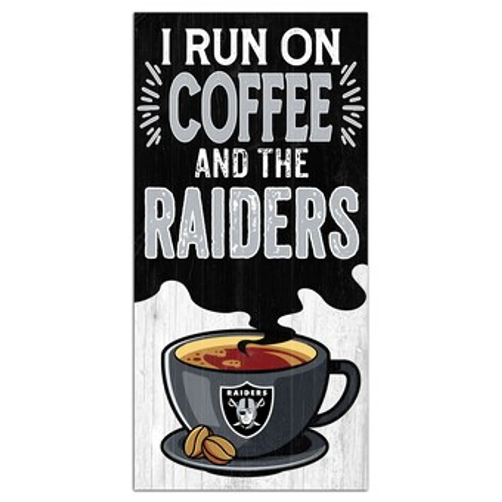Las Vegas Raiders 6" x 12" Coffee Wall Art