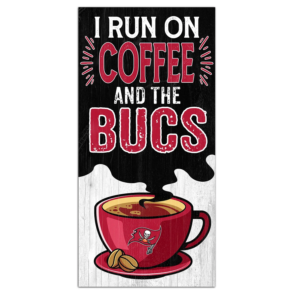 Tampa Bay Buccaneers 6" x 12" Coffee Wall Art