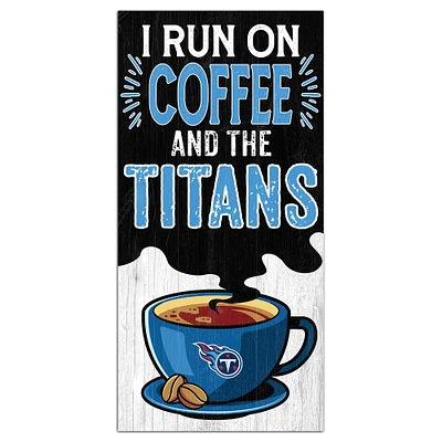 Tennessee Titans 6" x 12" Coffee Wall Art