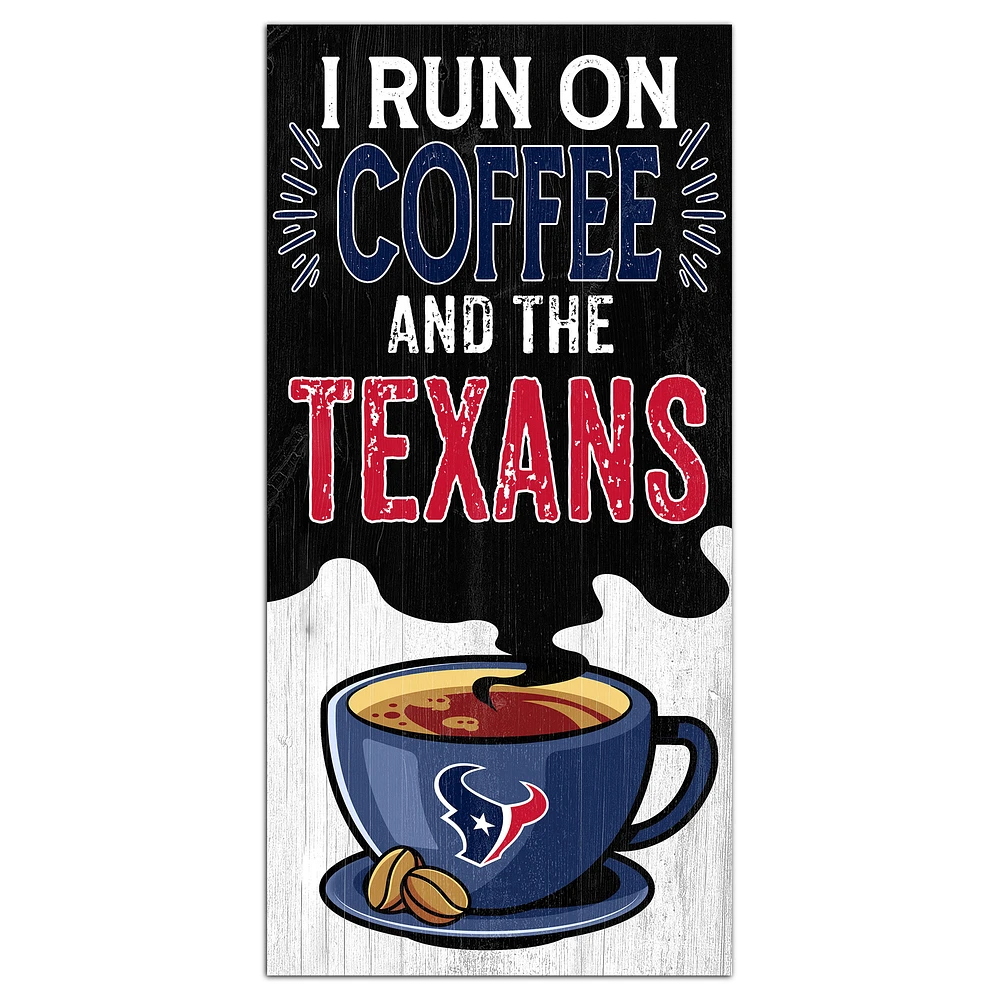 Houston Texans 6" x 12" Coffee Wall Art