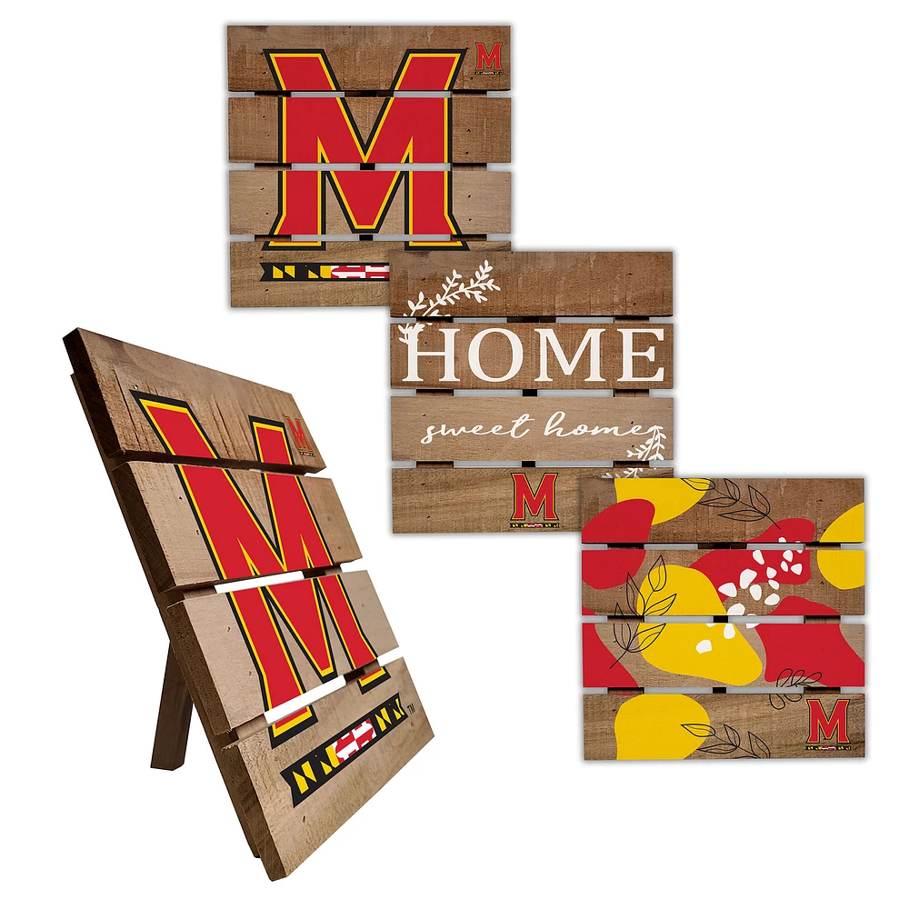 Maryland Terrapins Four-Piece Hot Plate Set