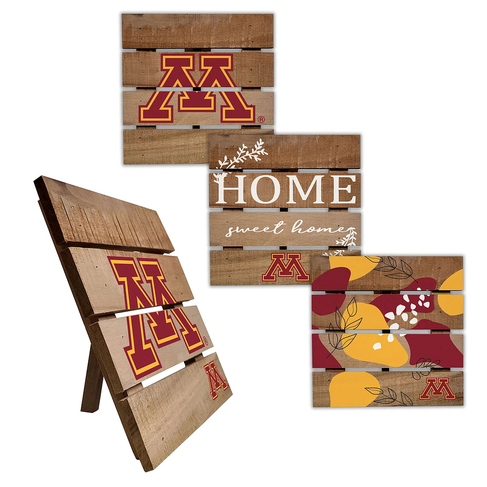 Minnesota Golden Gophers Four-Piece Hot Plate Set