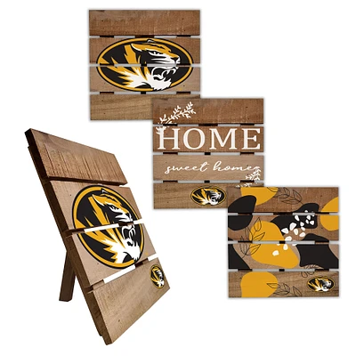 Missouri Tigers Four-Piece Hot Plate Set