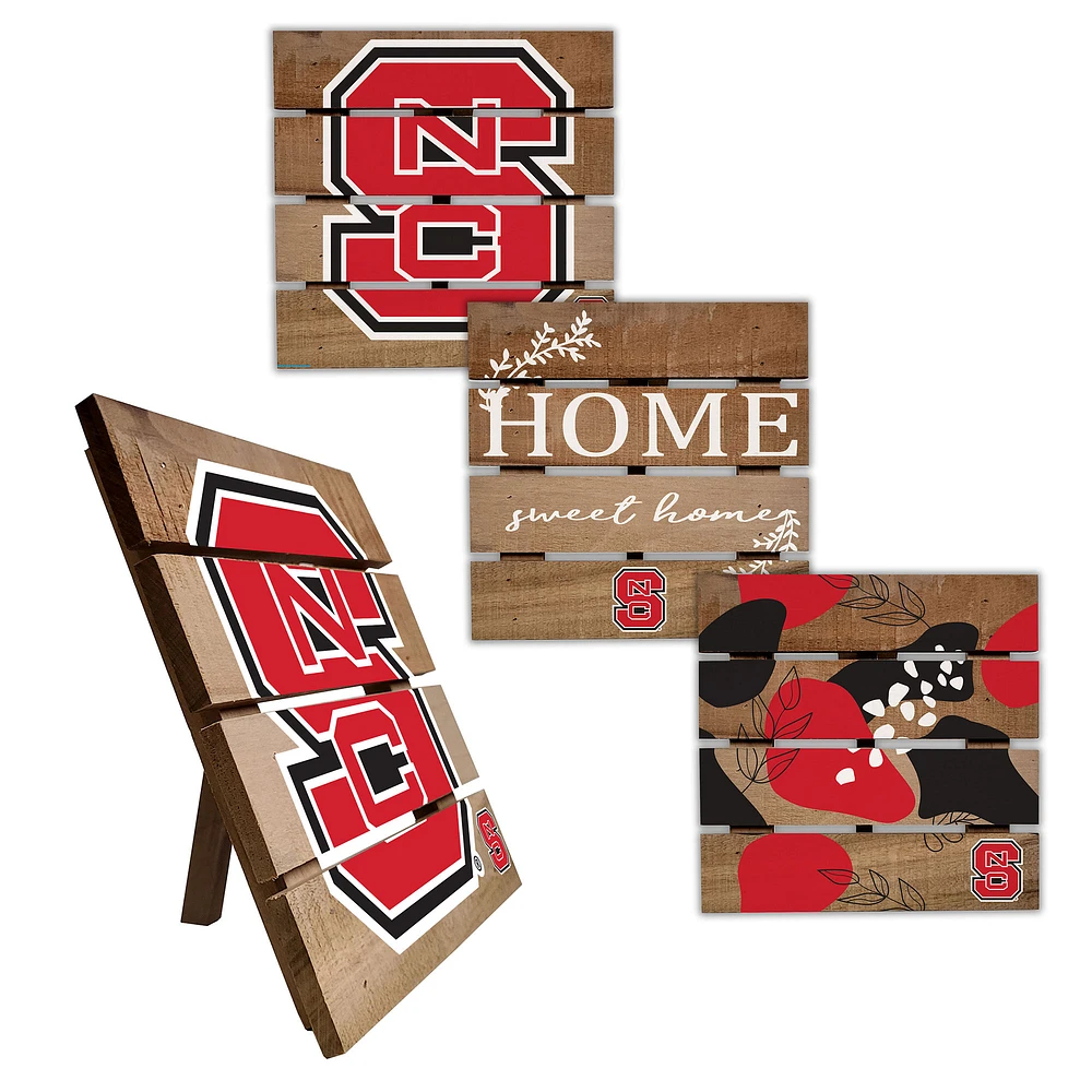 NC State Wolfpack Four-Piece Hot Plate Set