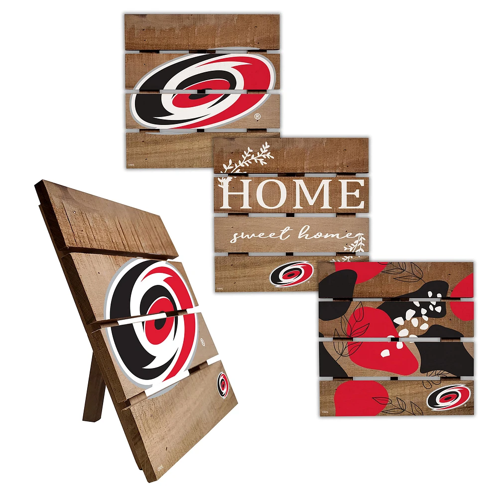 Carolina Hurricanes Four-Piece Hot Plate Set