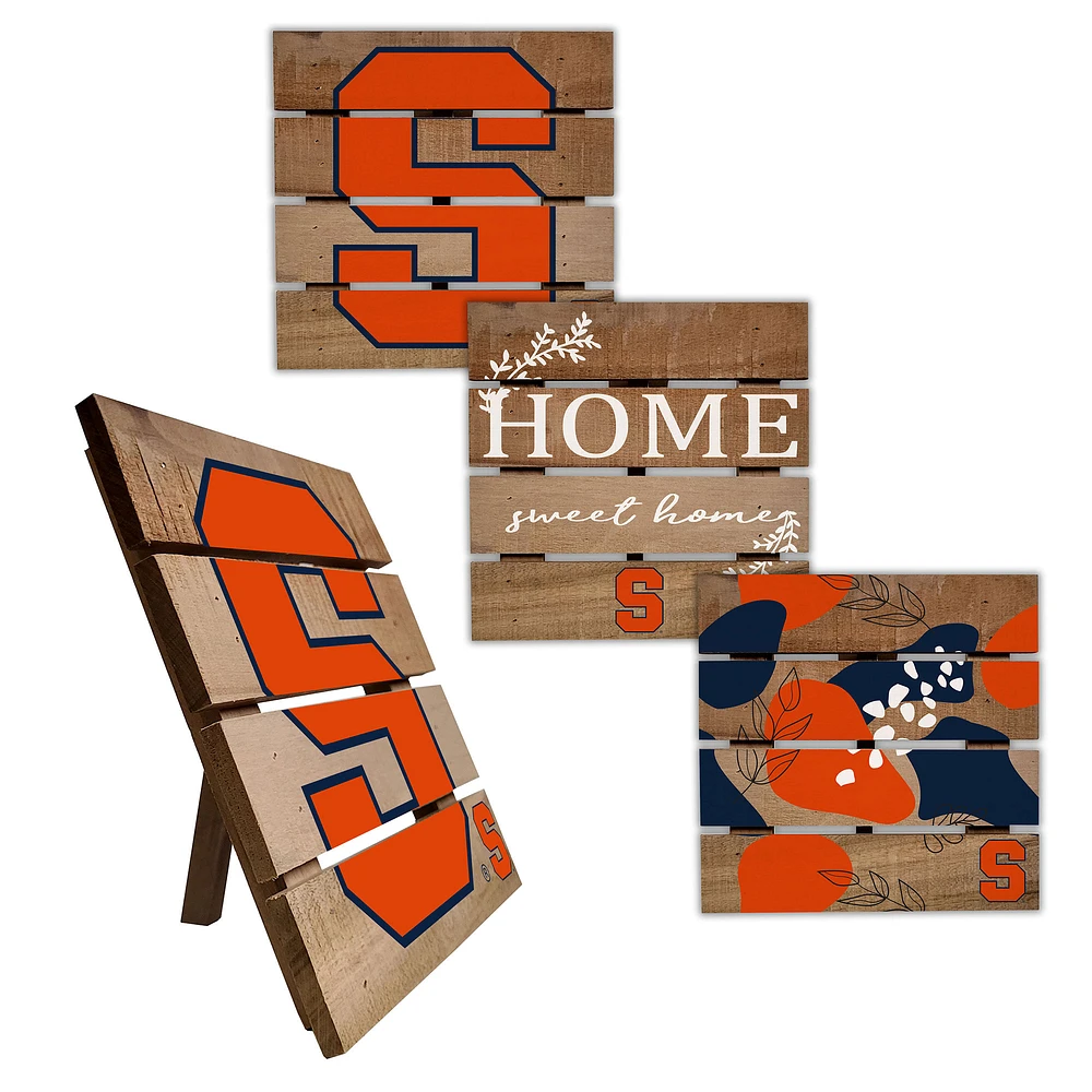 Syracuse Orange Four-Piece Hot Plate Set