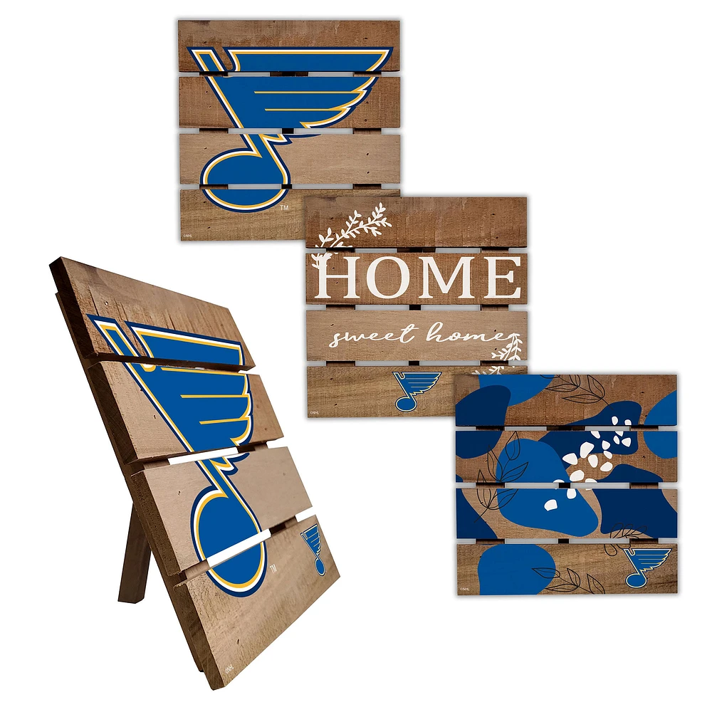 St. Louis Blues Four-Piece Hot Plate Set