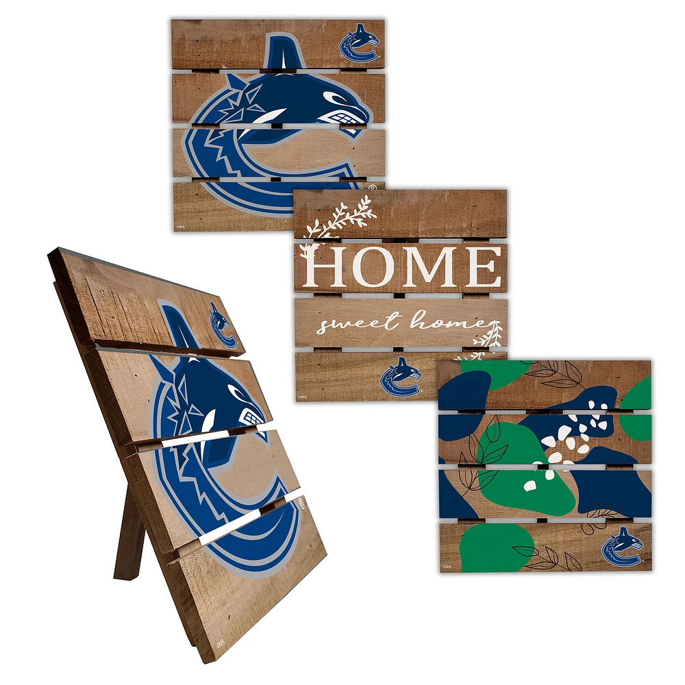 Vancouver Canucks Four-Piece Hot Plate Set