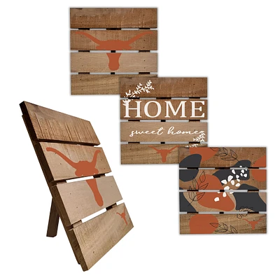 Texas Longhorns Four-Piece Hot Plate Set