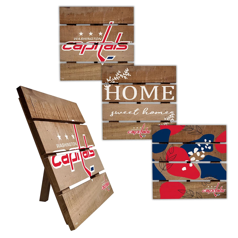 Washington Capitals Four-Piece Hot Plate Set