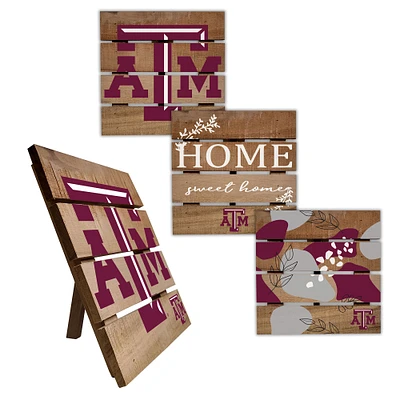Texas A&M Aggies Four-Piece Hot Plate Set