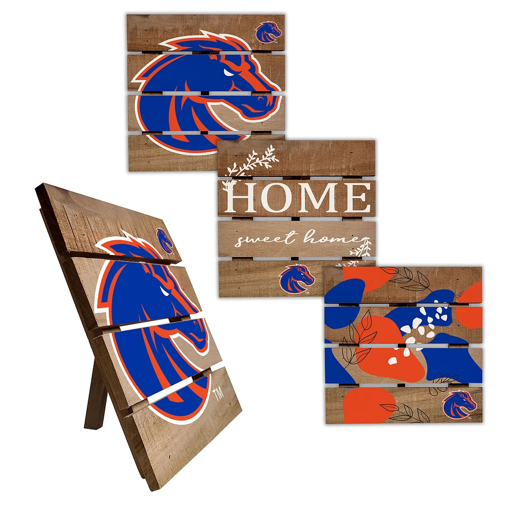 Boise State Broncos Four-Piece Hot Plate Set
