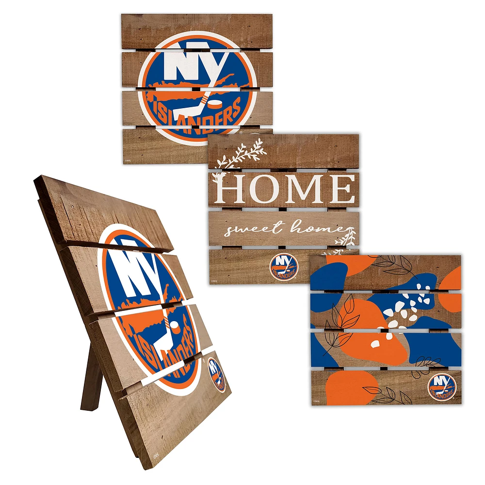 New York Islanders Four-Piece Hot Plate Set