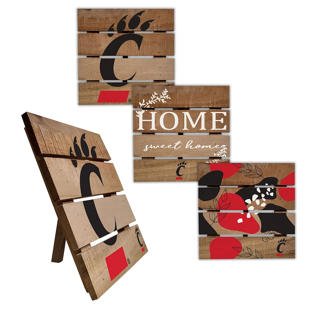 Cincinnati Bearcats Four-Piece Hot Plate Set