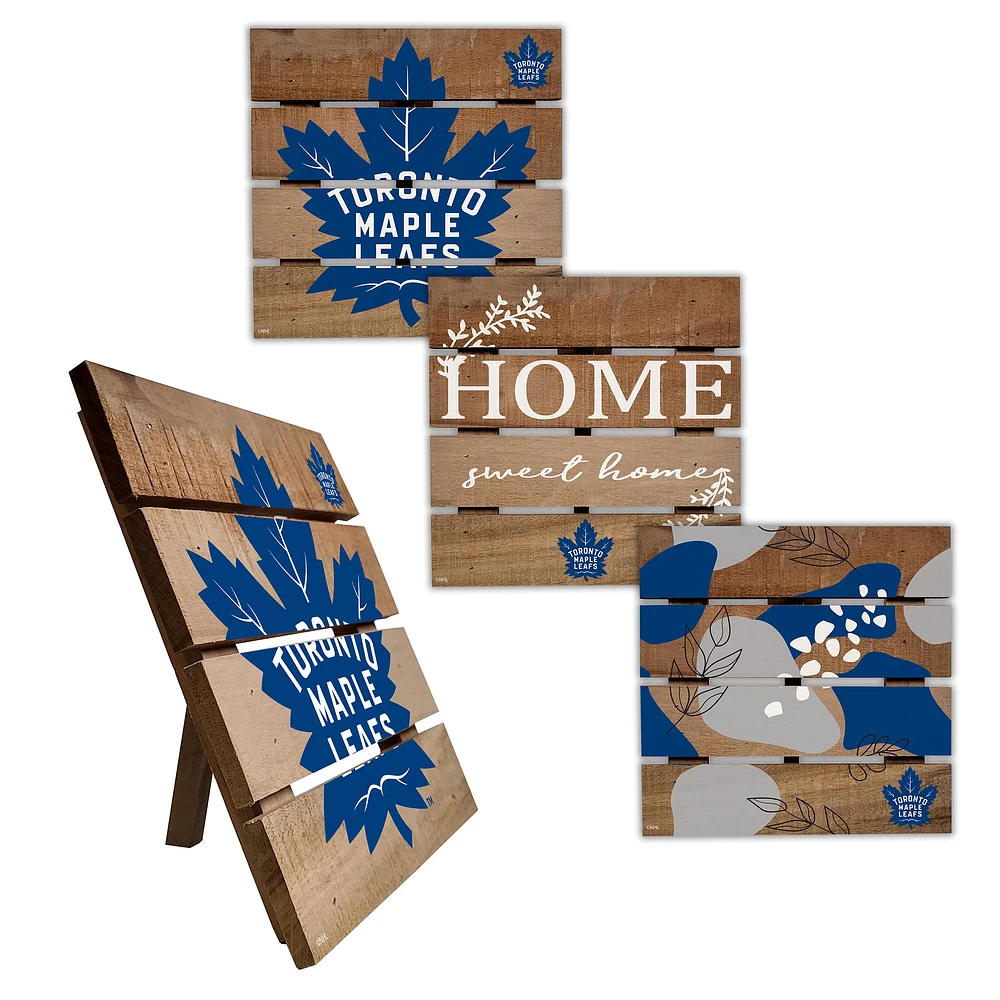 Toronto Maple Leafs Four-Piece Hot Plate Set