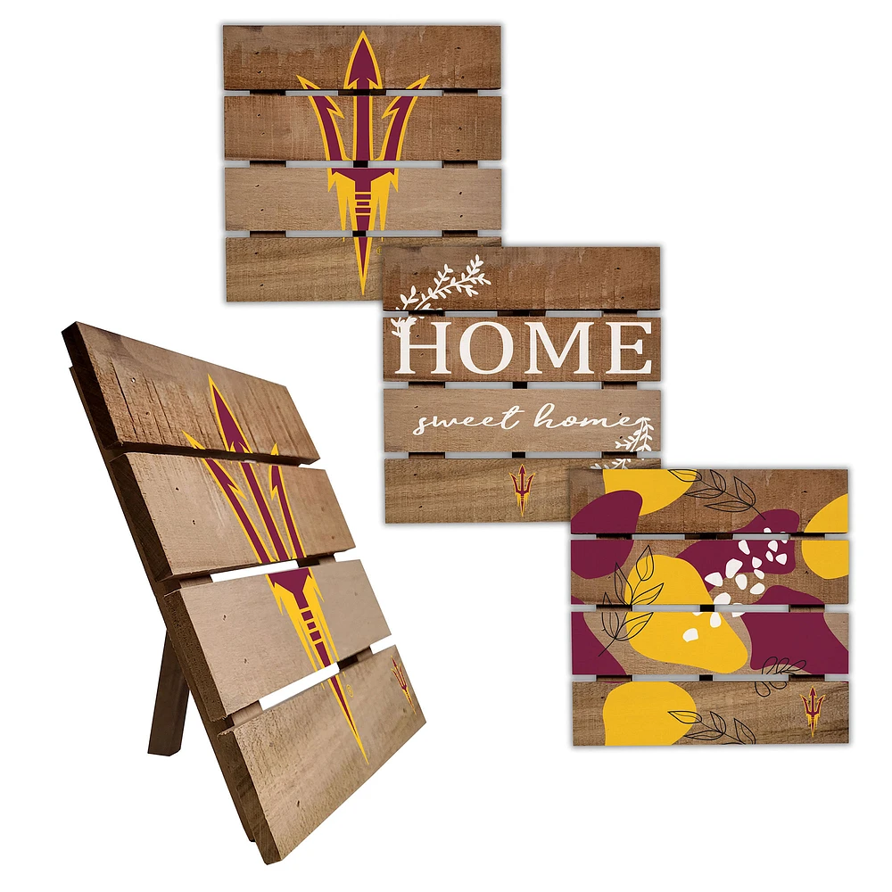 Arizona State Sun Devils Four-Piece Hot Plate Set