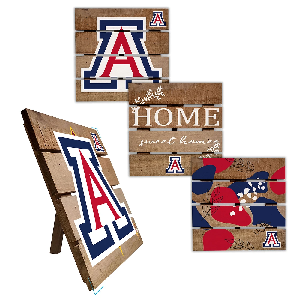 Arizona Wildcats Four-Piece Hot Plate Set