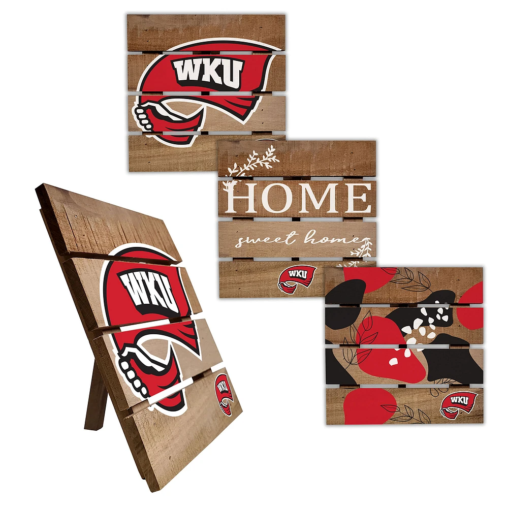 Western Kentucky Hilltoppers Four-Piece Hot Plate Set