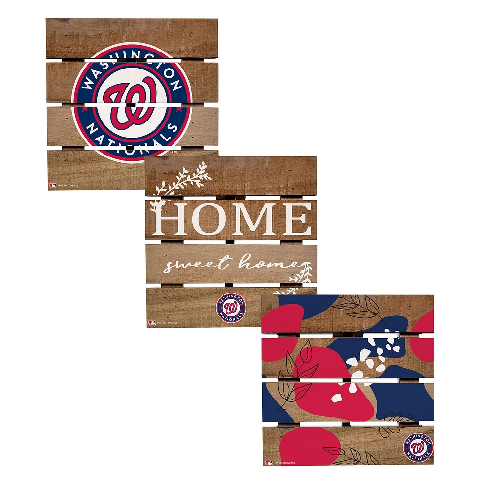 Washington Nationals Four-Piece Hot Plate Set