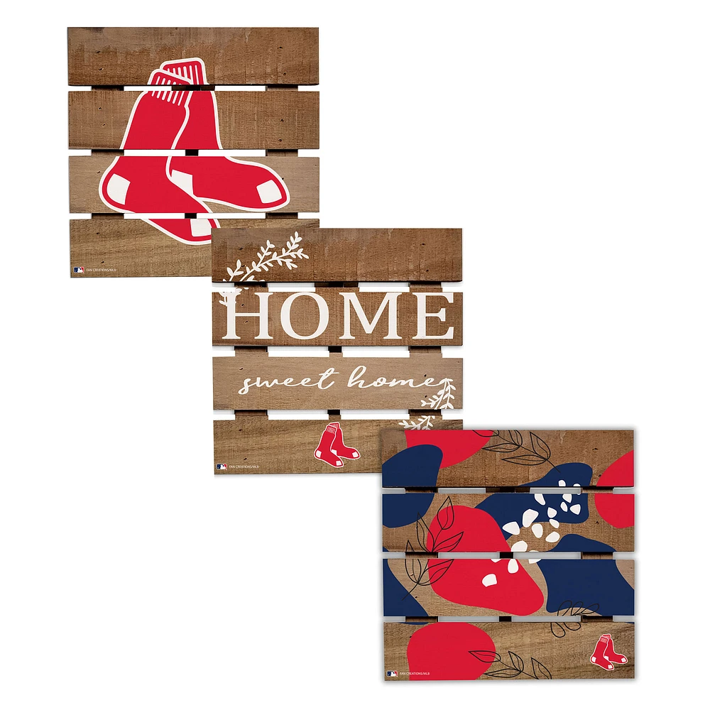 Boston Red Sox Four-Piece Hot Plate Set