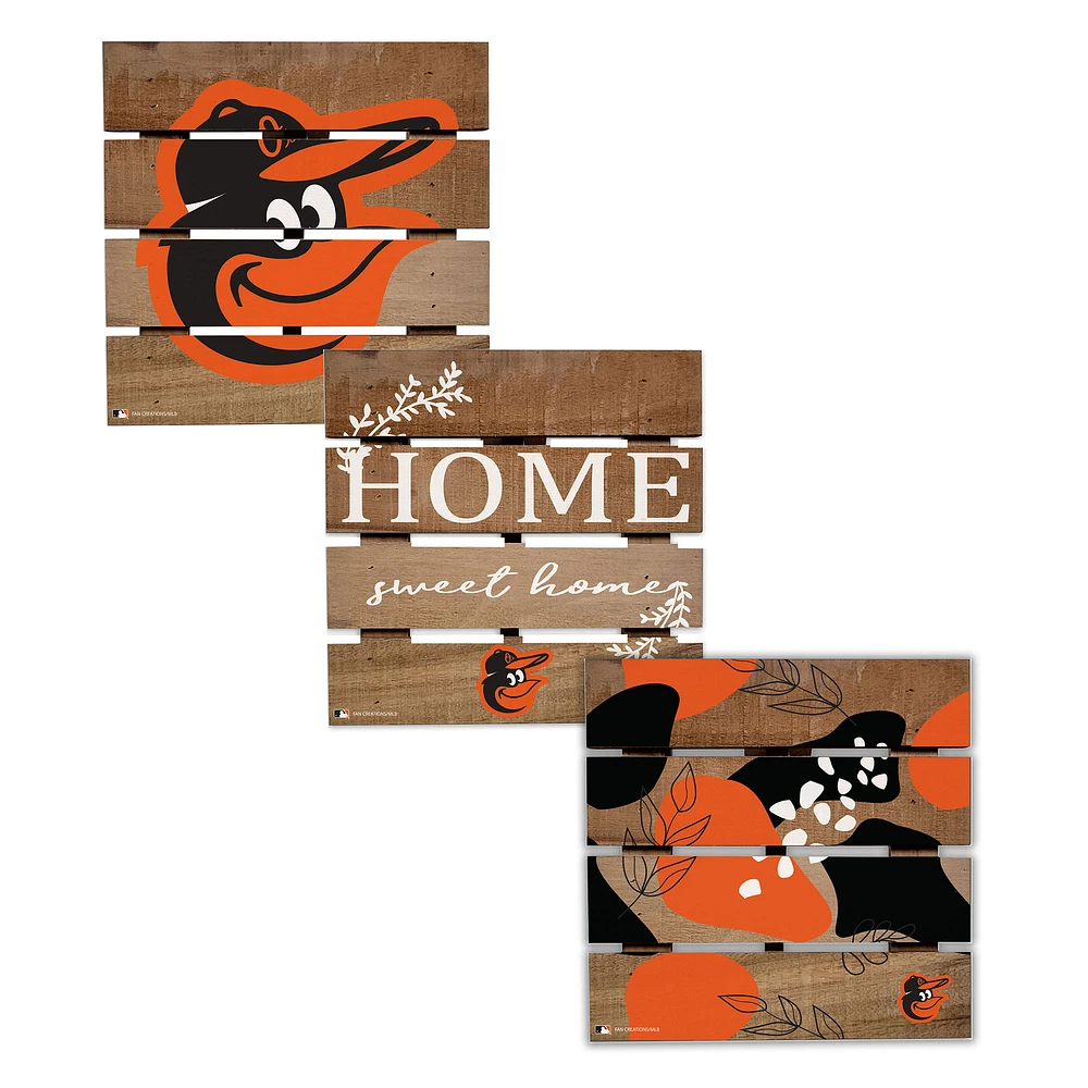 Baltimore Orioles Four-Piece Hot Plate Set