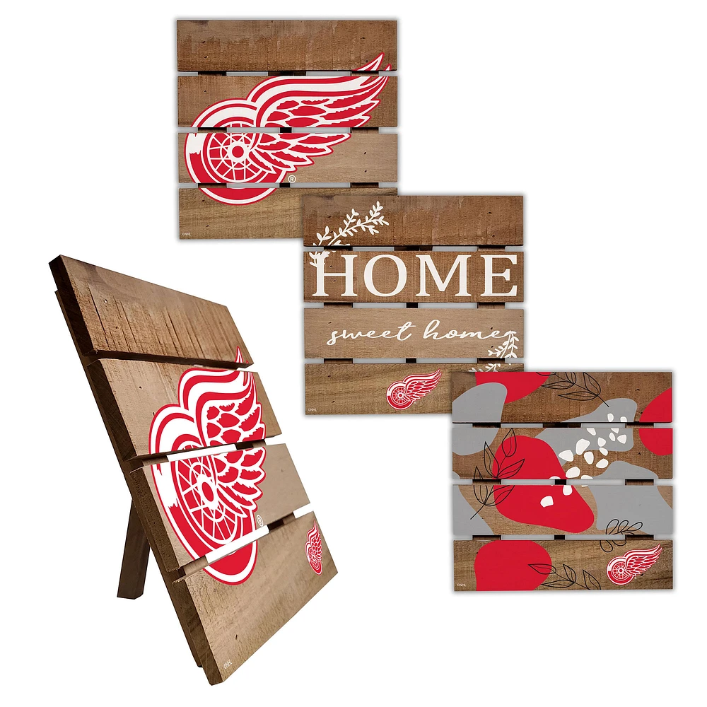 Detroit Red Wings Four-Piece Hot Plate Set