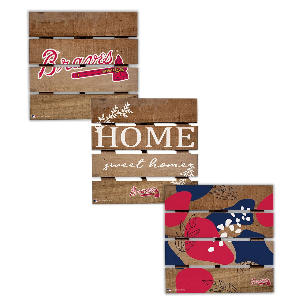 Atlanta Braves Four-Piece Hot Plate Set