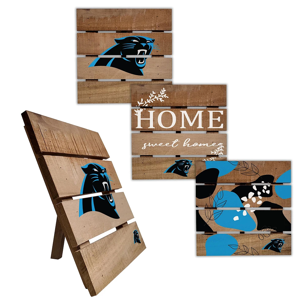 Carolina Panthers Four-Piece Hot Plate Set