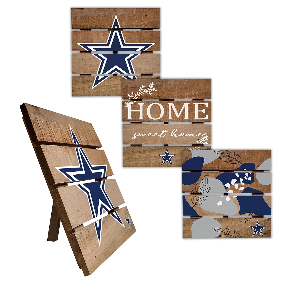 Dallas Cowboys Four-Piece Hot Plate Set