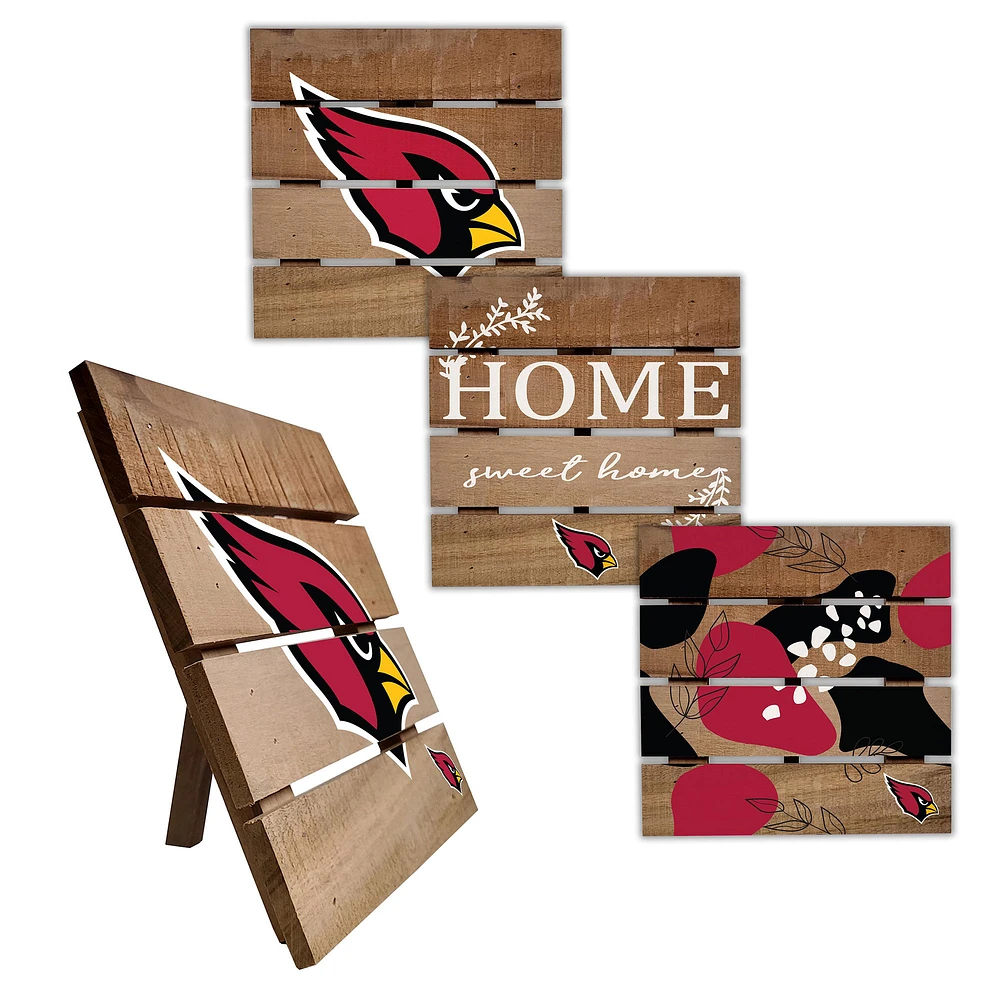 Arizona Cardinals Four-Piece Hot Plate Set