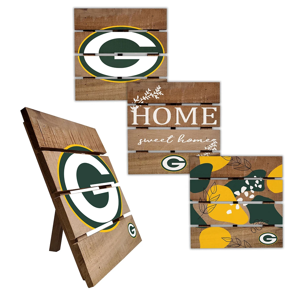 Green Bay Packers Four-Piece Hot Plate Set