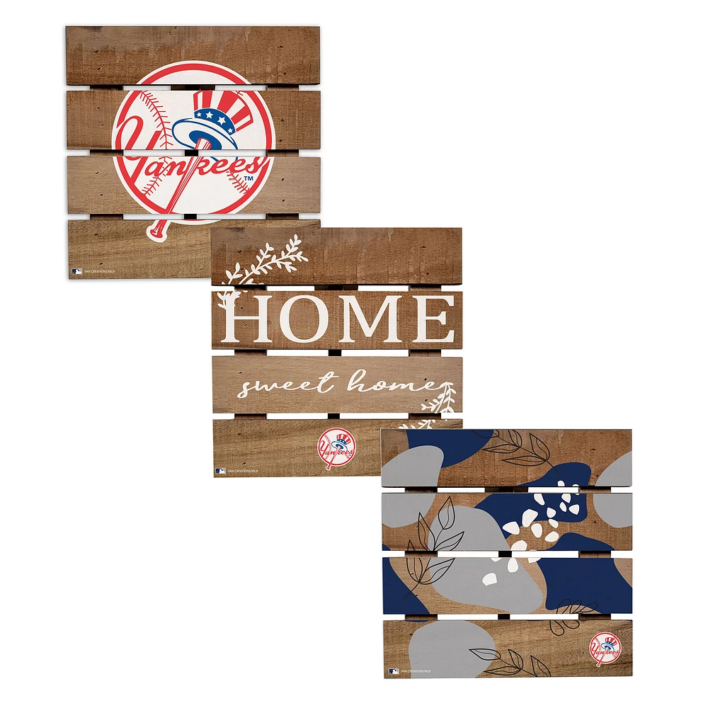 New York Yankees Four-Piece Hot Plate Set