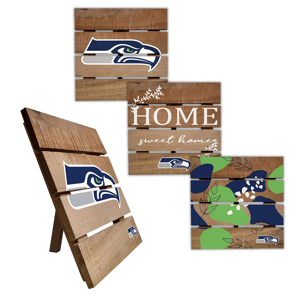 Seattle Seahawks Four-Piece Hot Plate Set