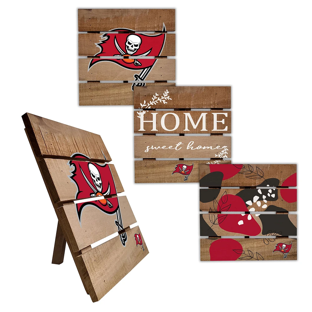 Tampa Bay Buccaneers Four-Piece Hot Plate Set