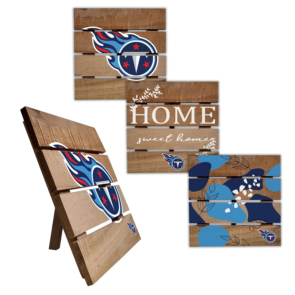 Tennessee Titans Four-Piece Hot Plate Set