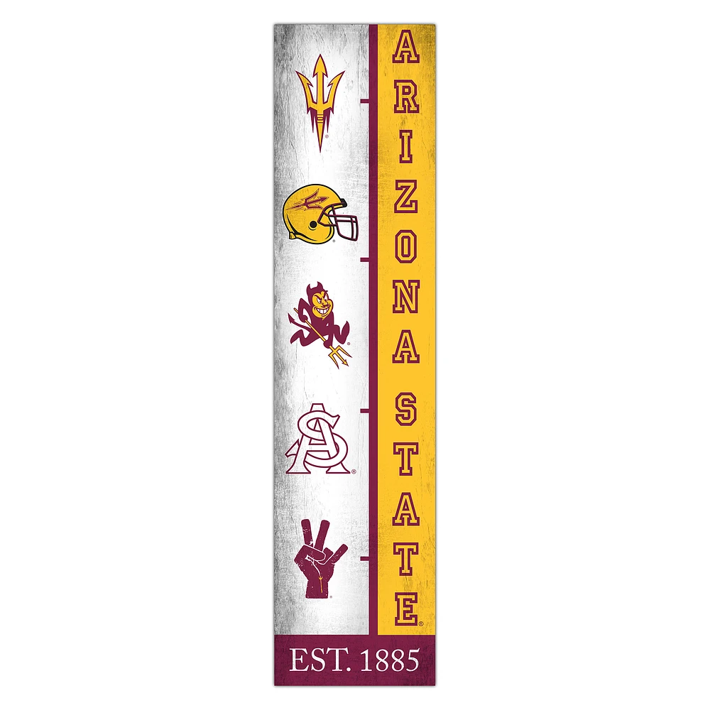 Arizona State Sun Devils 6" x 24" Progression Wood Sign