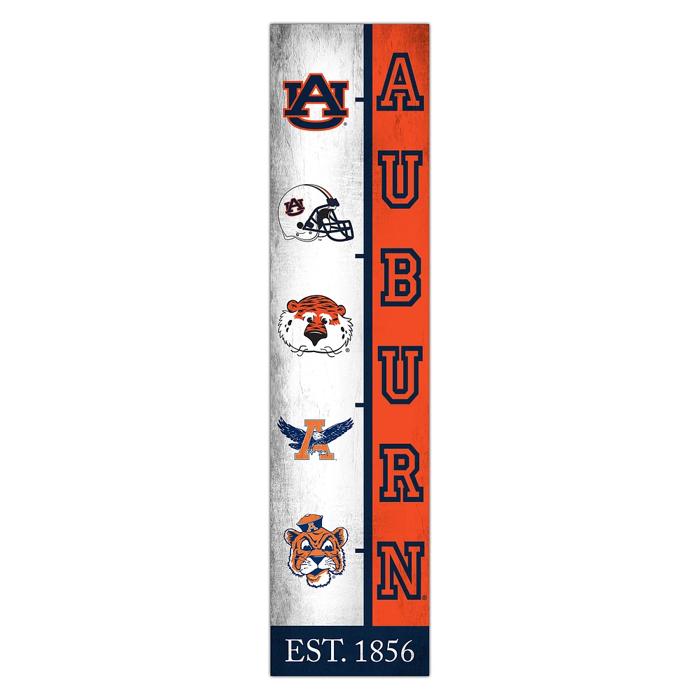 Auburn Tigers 6" x 24" Progression Wood Sign