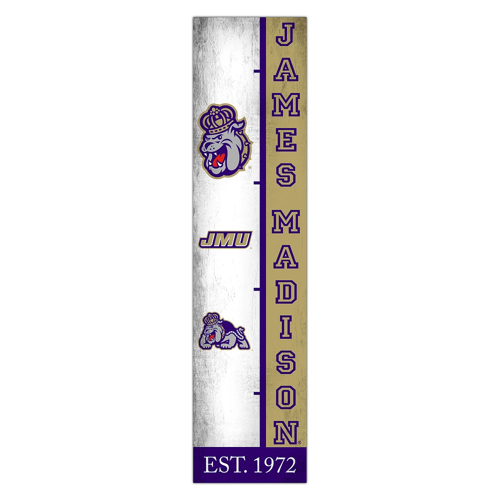 James Madison Dukes 6" x 24" Progression Wood Sign