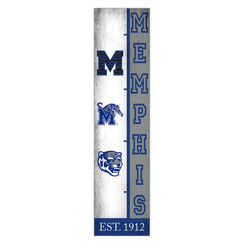 Memphis Tigers 6" x 24" Progression Wood Sign