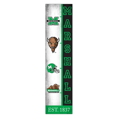 Marshall Thundering Herd 6" x 24" Progression Wood Sign