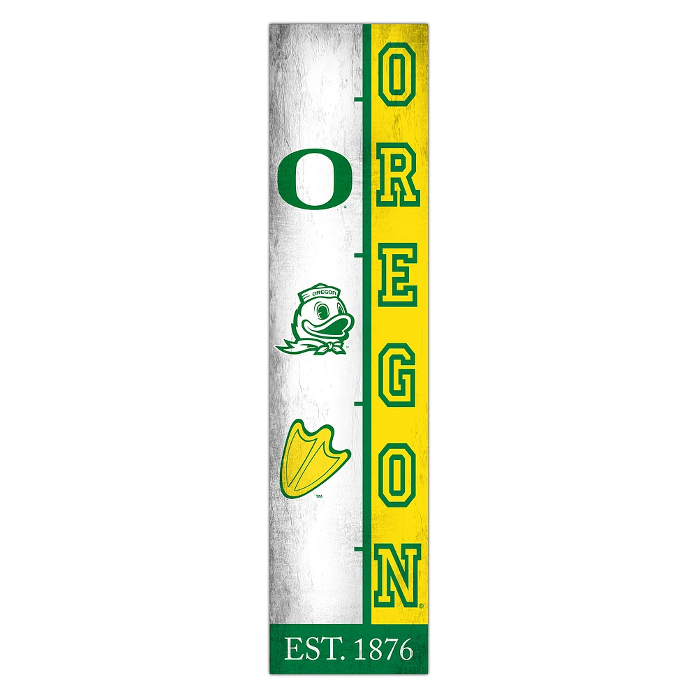Oregon Ducks 6" x 24" Progression Wood Sign
