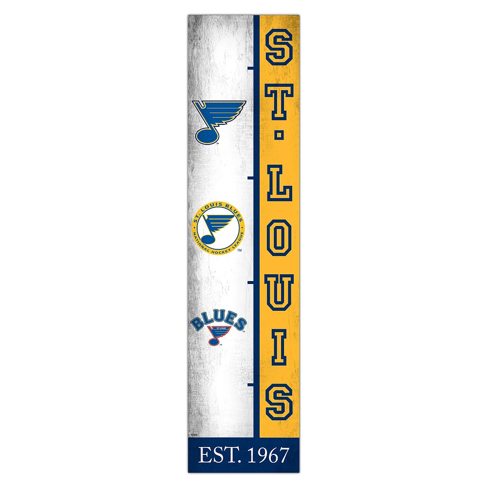 St. Louis Blues 6" x 24" Progression Wood Sign