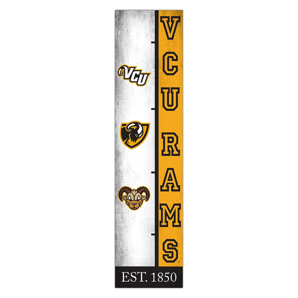 VCU Rams 6" x 24" Progression Wood Sign