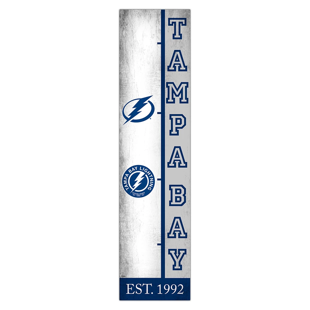 Tampa Bay Lightning 6" x 24" Progression Wood Sign