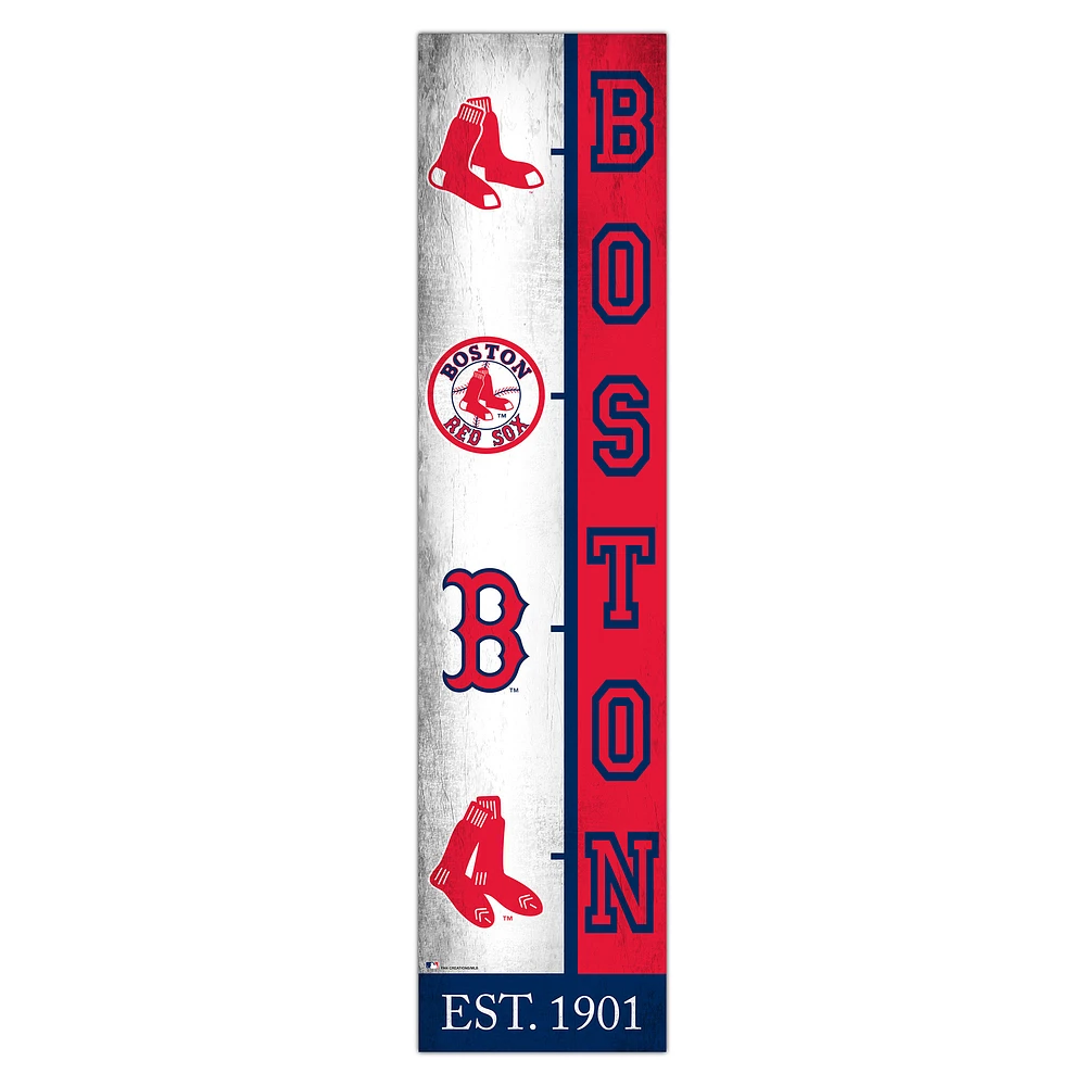 Boston Red Sox 6" x 24" Progression Wood Sign