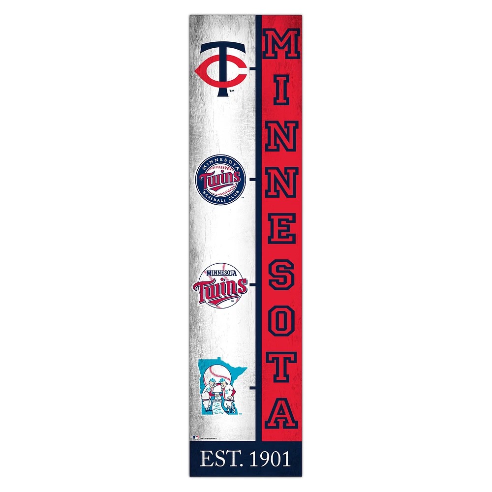Minnesota Twins 6" x 24" Progression Wood Sign