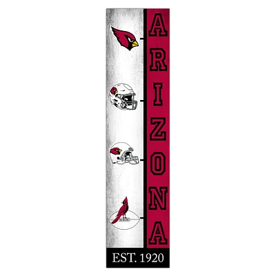 Arizona Cardinals 6" x 24" Progression Wood Sign