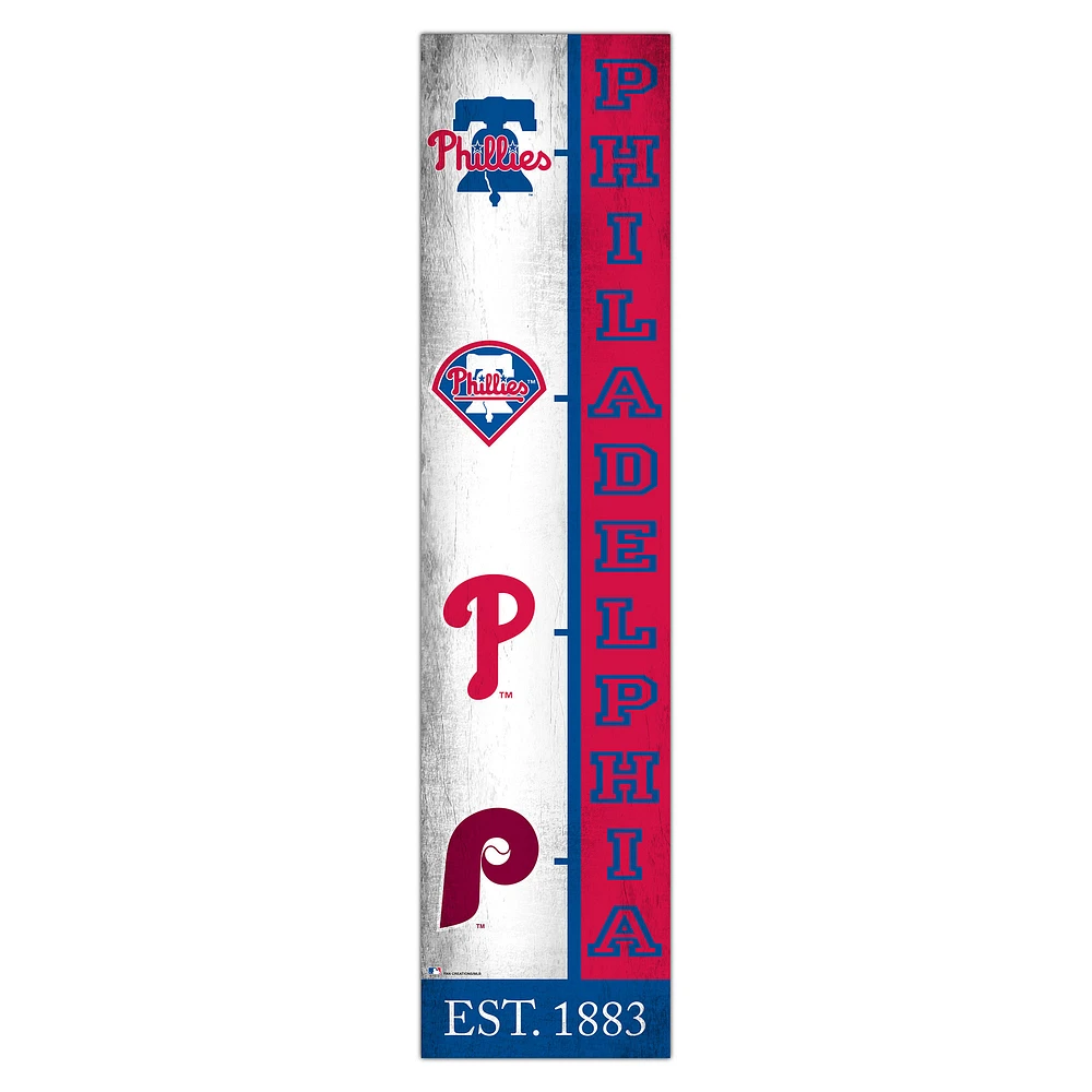 Philadelphia Phillies 6" x 24" Progression Wood Sign