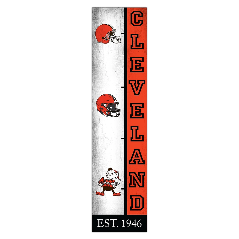 Cleveland Browns 6" x 24" Progression Wood Sign