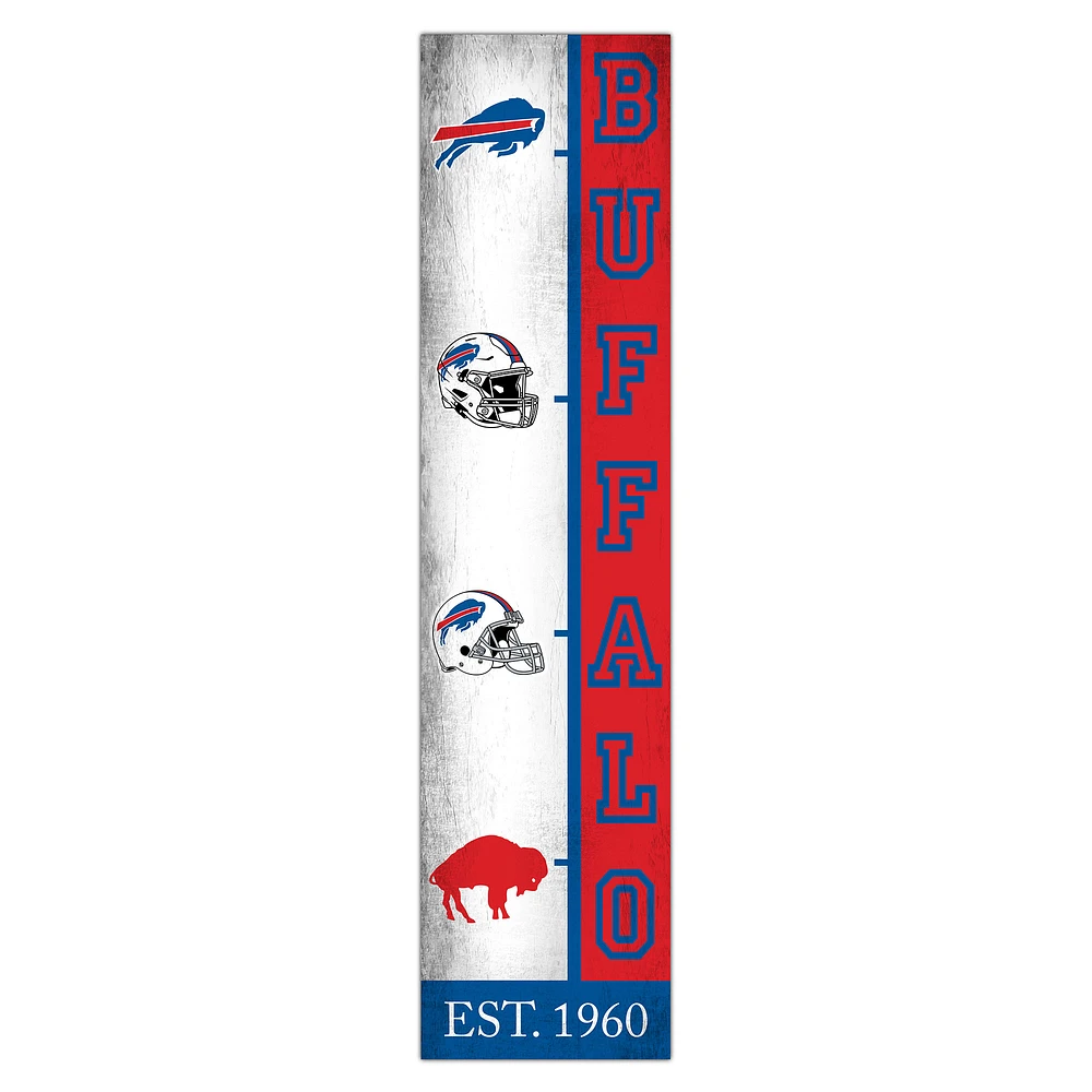 Buffalo Bills 6" x 24" Progression Wood Sign